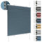 Deswell Plissee Verdunklung Klemmfix Wabenplissee B90 x H110 cm Blau Thermoplissee ohne Bohren Faltrollo für Fenster & Tür, 100% Blickdicht, Sicht- & Schallschutz Wärmehaltung Verdunklungsplissee