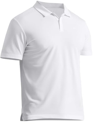 Pioneer Camp Polo Homme Manches Courtes - Respirant et à Séchage Rapide avec Extensibilité Quadridirectionnelle, Protection Solaire UPF 50+ - Chemise Fonctionnelle de Haute Qualité