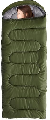 Bivouac - Saco de Dormir para Tienda de campaña, Refugio para bivys, Bolsa de Refugio para Bivouac, Comodidad portátil, ampliamente aplicable, 34 x 19 x 18 cm, Marino/Verde Militar para Camping