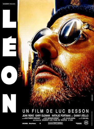 Leon The Professional 1994 Filmklassiker A4 Wandbild Kunstdruck Jean Reno 29,7 x 21 cm