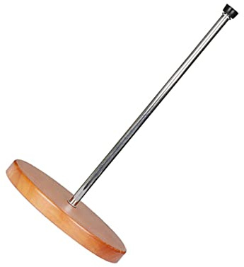 Trockenständer für Weindekanter mit Holzsockel, Silber | 1 Stück, für Karaffe und Decanter, Aufrecht Platzsparend, für Zuhause und Hotel Zufällige Farbe