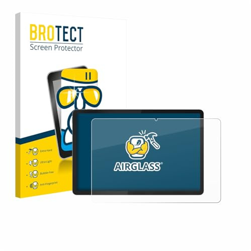 BROTECT Schutzglas für Lenovo Tab K12 ZAGJ0153SE | Transparenter Displayschutz Made in Germany Schutzfolie Panzer Folie Glas 9H Anti-Fingerprint Einfache Montage Clear