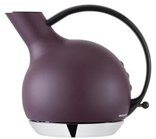 BUGATTI, Giulietta Wasserkocher mit abnehmbarem Kalkfilter, Fassungsvermögen 1,2 l, Wasserkocher aus Edelstahl 18/10 (Malva)