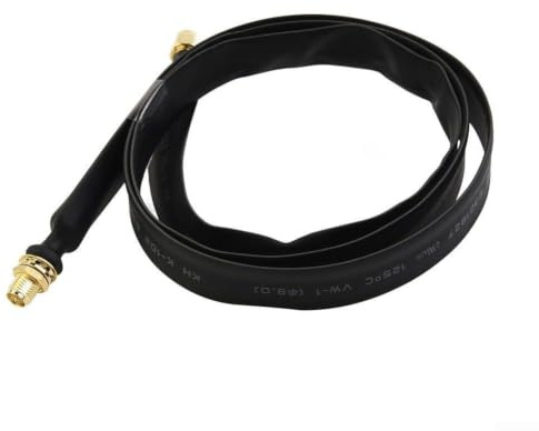 Flachkabel für lorawan 80cm für SMA auf Buchse – Bohrlose Fensterdurchführung für Helium Miner Hotspot & IoT für Gateway Low Loss