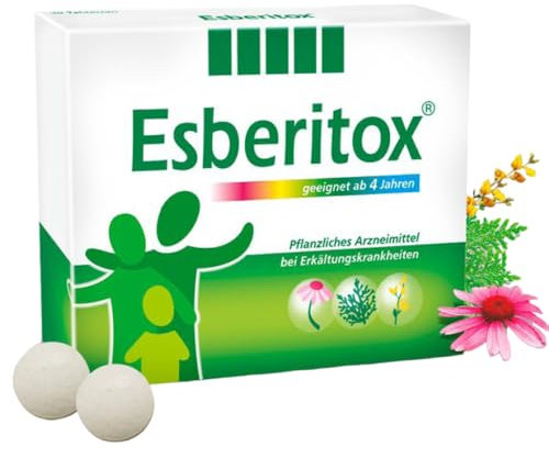 Esberitox 90 Tabletten bei Erkältungskrankheiten - der pflanzliche Erkältungsverkürzer für die ganze Familie - auch für Kinder geeignet
