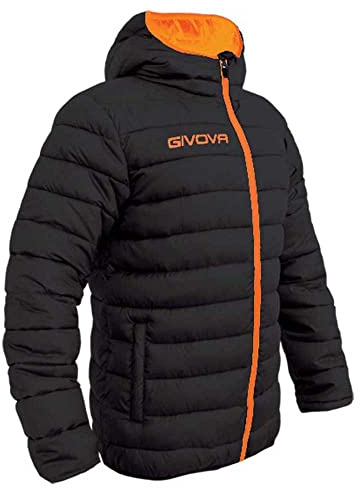 GIVOVA GIUBBOTTO OLANDA NERO/ARANCIO FLUO Tg. 4XL