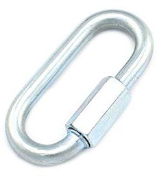 2 Stück Kettennotglieder 10mm Kettenglied DIN 5299 Schraubglied Kette Verschluß