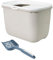PETGARD Sparpack Katzentoilette HOP IN beige + XXL Streuschaufel