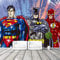 Benutzerdefinierte 3D Wandbilder Batman Wallpaper Comics Fototapete Jungen Kinder Schlafzimmer Raumdekor @ 200 * 140cm