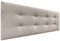DHOME Gepolstertes Kopfteil ACUALINE 8cm Dick - Für Bett 150/160 - Stoff Beige 160cm