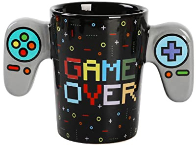 I-TOTAL® - Taza de cerámica forma CONTROLLER 19,5 x 10,5 x 9,8 cm