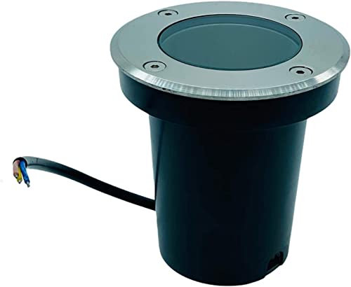 Teramo led Faretto Segnapasso calpestabile Carrabile Con attacco GU10 Impermeabile IP65 Per viali giardini Rotondo, Senza Faretto da esterno