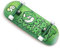 SPITBOARDS 34mm x 96mm Pro Fingerboard Set-Up (Complete) | Real Wood Deck | Pro Trucks with Lock-Nuts and Pro Bushings | Polyurethane Pro Wheels with Bearings | Logo (Green Version)