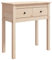 Table Console VidaXL 70x35x75 cm Bois Massif de Pin Brute Rustique