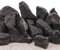 AquaOne Aquarium Steine Schwarzer Felsen I Natursteine 25 kg Mix Größe S bis XL I Aquascaping Gestein Schwarz Dekoration Terrarium Nanobecken Landschaft Deko