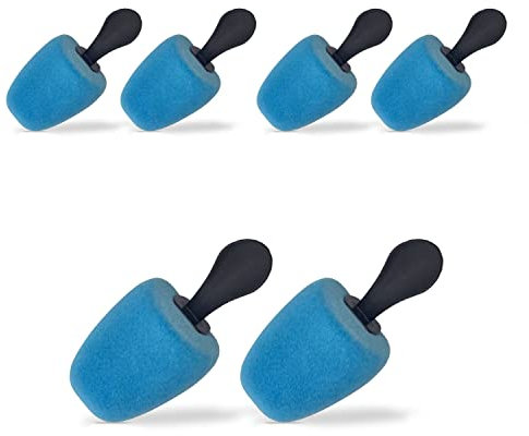 DELFA Samty Schuhspanner für Karrée Schuhe (eckige Form) - Schaumstoff Schuhformer Schuhstrecker - Set zu 3 Paar für Damen Größe 37-41