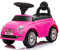 Primi Passi Macchinina Cavalcabile Fiat 500 per Bambini da 12 a 36 Mesi con Suoni e Clacson Sistema Antiribaltamento Vano Portaoggetti Schienale Gioco per Imparare a Camminare (Rosa)