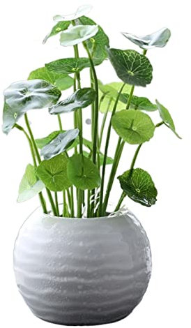 SUNMME Fake Plants Fake Plant Mini Artificial Green Potted Artificial Plant with Potted Desk Home Bedroom Bathroom Rack Farmhouse Office Table House Window Sill Decoration Artificial plants