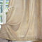 TERLYTEX Goldfarbene Vorhänge, 244 cm, metallisch, glitzernd, schimmernd, für Wohnzimmer, mit Ösen, Privatsphäre, Glitzer, halbschimmernd, 132 x 244 cm, Gold-Taupe