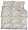 vidaXL Bettwäsche Set, Bettbezug in elegantem Look, Deckenbezug Kissenbezug mit verstecktem Knopfverschluss, Bettdeckenbezug Duvetbezug, Weiß Braun 260x220cm Baumwolle