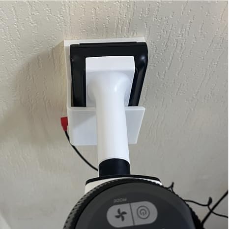 Generic Wall Mount Bracket Docking Station for Shark Detect Pro Cordless Hoover (White)