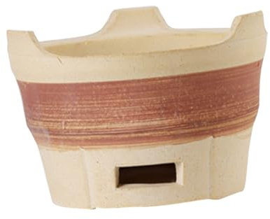 FONDOTIN Outdoor Grillofen Tragbarer Holzkohlegrill Für Bbq Camping Garten Grillen Für Fisch Gemüse Und Suppen Große Kochfläche Für Leckere Mahlzeiten