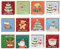 24 Kleine Weihnachtskarten mit Umschlag Set,Weihnachtspostkarten Klappkarten im Ölgemälde-Stil 10×20 cm Christmas Cards Weihnachtsgrußkarten Set Postkarten Weihnachten(11 Motive)