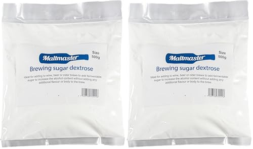 Maltmaster 500g Dextrose sugar, White (Pack of 2)
