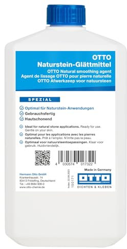 OTTO Naturstein-Glättmittel 1000 ml Zum Glätten von Dichtstoffen in Kontakt mit Natursteinen wie Marmor Verursacht keine Randzonenverfärbung