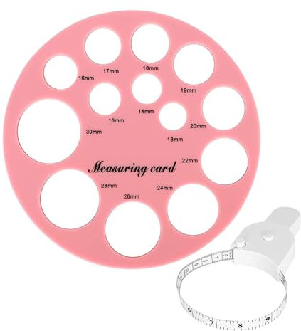 Nipple Ruler - Nipple Measure Tool, Flange Size Measure for Nipples | Silicone Nipple Flange Measuring Tool with A 1.5m Soft Ruler, 13 Holes & Millimeter Scale for Breastfeeding New Mothers