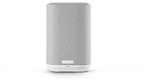 Denon Home 150 NV kabelloser Lautsprecher mit integrierter HEOS Multiroom-Technologie, Bluetooth, Apple AirPlay 2, Weiß