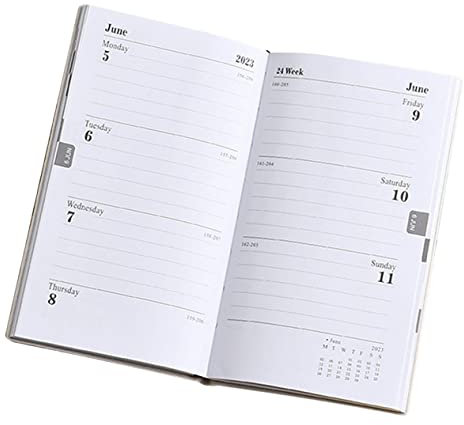 ROMISBABA Akademischer Planer Zeitmanagement Notizbuch Praktischer Notizblock Für Studenten Und Büroangestellte Für Tägliche Planung Und Organisation