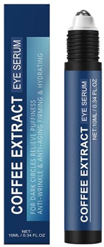 Rollcreme für Augentaschen – Hydra Energic Men Cream Roller | Augencreme aus Koffein | feuchtigkeitsspendender Massagestift für 10 ml Männer | Verblassen dunkler Kreise, Rollen für