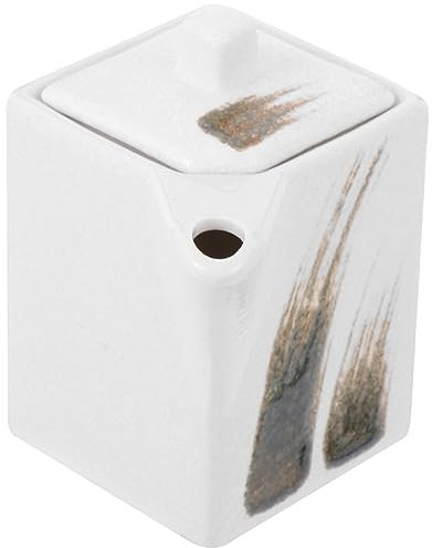 KICHOUSE Recipiente De Cerámica Para Salsa De Vinagre Aceite Organizador De Cocina Limpio