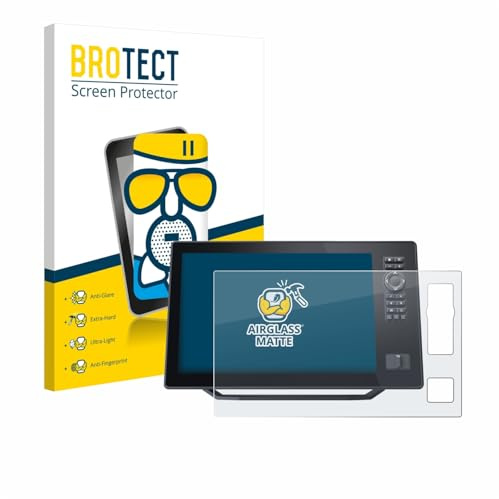 BROTECT Schutzglas für Humminbird Xplore 12 | Entspiegelnder Displayschutz Made in Germany Schutzfolie Glas Matt Anti-Reflex Kratzfest 9H Anti-Fingerprint Einfache Montage