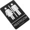 Veemoon Toilettenschild Alle Gender Badezimmerschild Wc-identifikationsschild Bürotürschild Waschraumschilder Für Unternehmen Badezimmer Türschild Wc-badezimmer-schild Toilettendekor Acryl