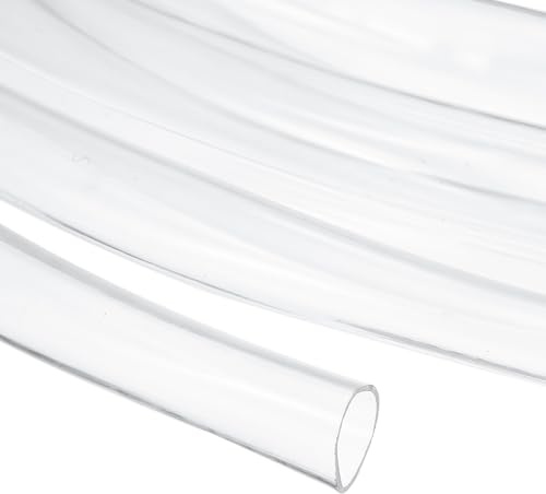 QUARKZMAN Klarer PVC-Schlauch 18mm ID x 20mm OD 15ft Transparenter | PVC-Schlauch Leichter Vinylschlauch, flexibler Kunststoff-Wasserschlauch, Für Luft Öl Wasser Transfer