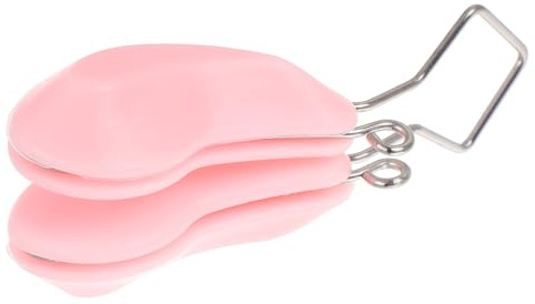 Homoyoyo Pinza Moldeadora de Nariz de Silicona Rosa para Mujeres Ajustable Recortador y Levantador de Nariz Dispositivo de Belleza Portátil para Perfil Fino