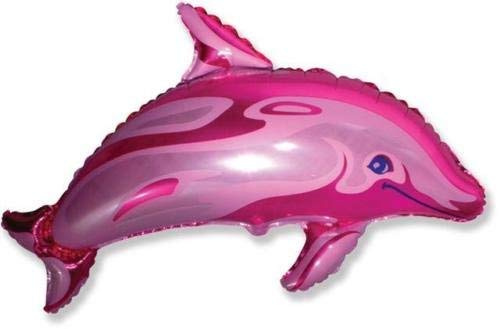 Toyland® Folienballon, Delfinform, 71,1 cm, Rosa