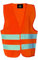 Korntex Kwo100s - Chaleco Reflectante Unisex para niños, Color Naranja, Talla S EU