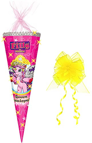 alles-meine.de GmbH stabile Spitze - aus Kunststoff - verschiedenes Zubehör frei wählbar - passend für 3-D Glitzer Effekt ! - Schultüte - Einhorn - Filly Stars - Pferd - 70..