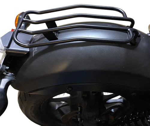 Motorrad hinten Solo Sitzgepäckträger Gepäckträger Stahl Standard Heckkotflügelhalterung kompatibel mit Rebel CMX 300 500 CMX500 2017 2018 2019 2020 2021 2022 2023 2024