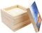 BILLIOTEAM 6-Pack of 6 x 6 (15cm x 15cm) Unfinished Square Wooden Painting Panels - Ideal for Drawing, Painting, Pouring, Wood Burning & DIY Arts Crafts Projects