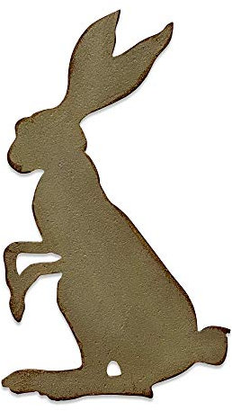 Sizzix Bigz Stanzschablone 665223 Herr Hase von Tim Holtz Cutting dies, Multicolore, Einheitsgröße