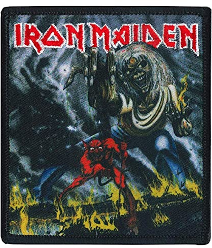 C&D Visionary Iron Maiden Number of The Beast Patch, Red, Black