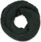 styleBREAKER Unisex Strick Loopschal grob gestrickt, Uni Schlauchschal, Winter Strickschal, Grobstrick Schal 01018157, Farbe:Dunkelgrün
