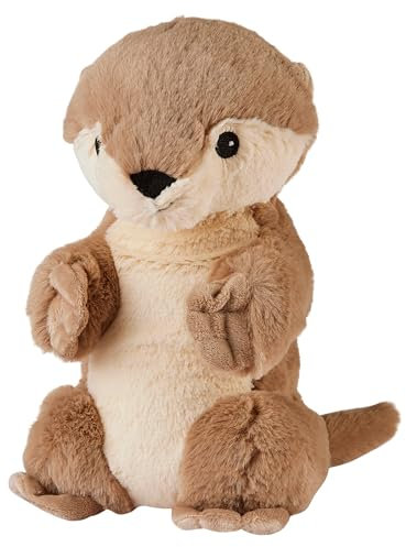 Warmies Plush Otter Microwavable, with French Lavender Scent, Hot or Cold Teddy for Relaxation and Warm Relief, Suitable for Adults and Children