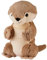 Warmies Peluche Loutre Sac Micro-ondable Parfumé à la Lavande Française, Peluche Chauffante ou Rafraîchissante pour la Relaxation et le Soulagement Chaleureux