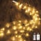 Dekofun Lichterschweif 1M 100 LED Weihnachtsbeleuchtung mit Batterie, Timer, Fernbedienung, Lichterstrang 8 Modi Wasserfall Lichterkette Wasserdicht Lichterbündel für Weihnachten Außen Innen Deko