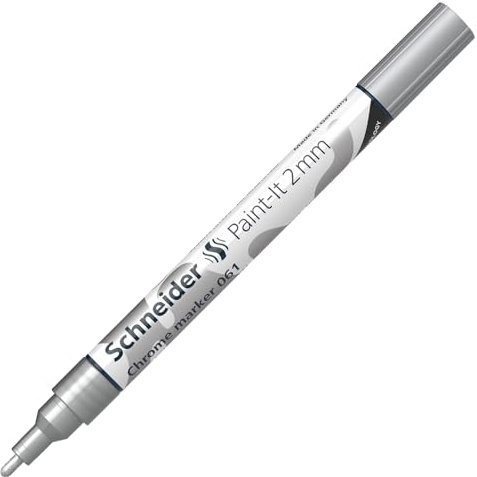 Schneider Paint-It 061 Stift, verchromt, metallisch, 2 mm